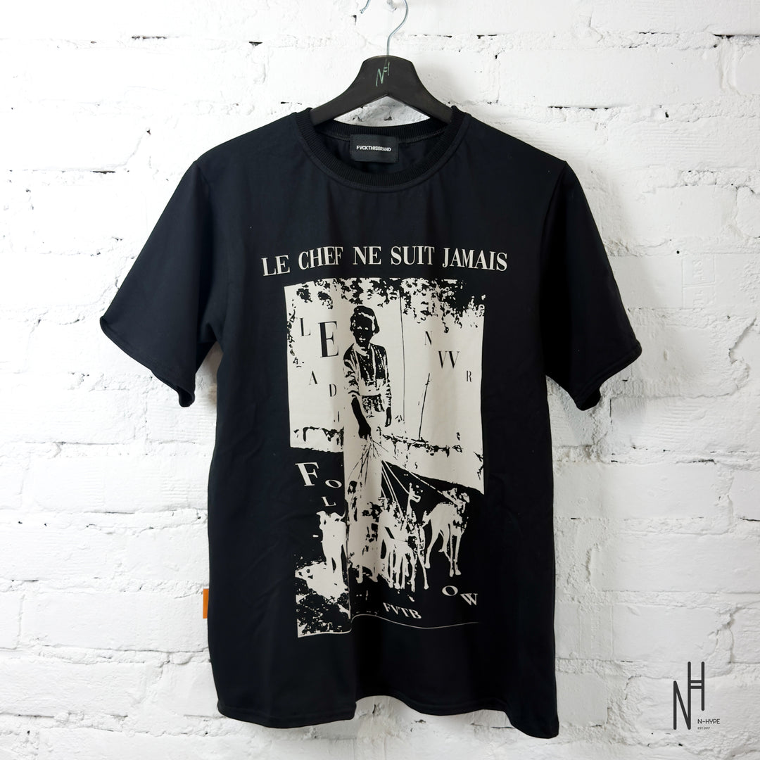 FVCKTHISBRAND MY DEAR AÏEULE T-SHIRT BLACK