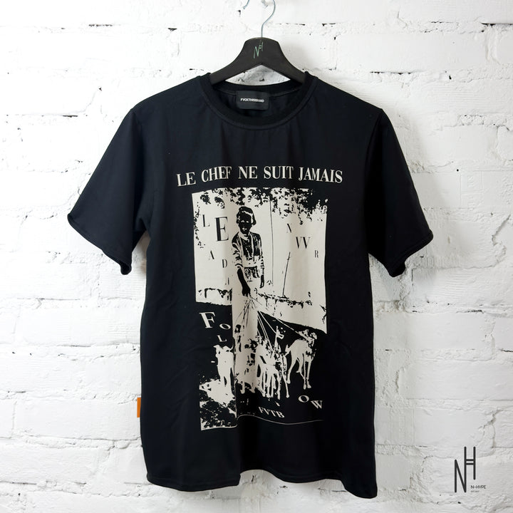 FVCKTHISBRAND MY DEAR AÏEULE T-SHIRT BLACK