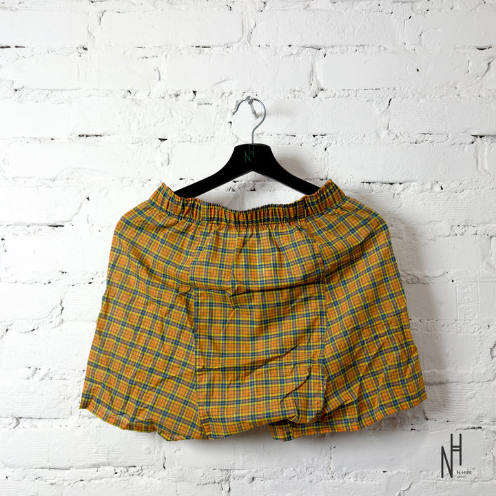 Supreme Hanes Plaid Boxers Mustard