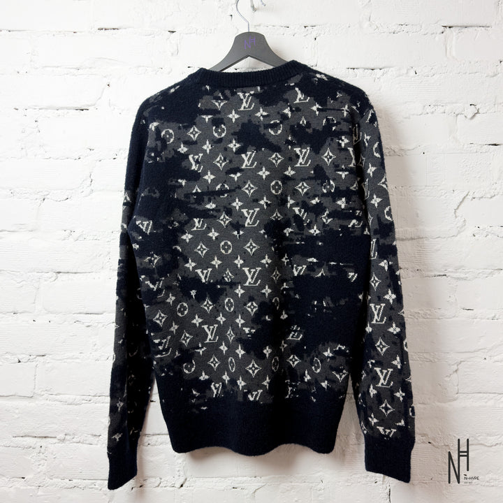Louis Vuitton Camo Wool Crewneck