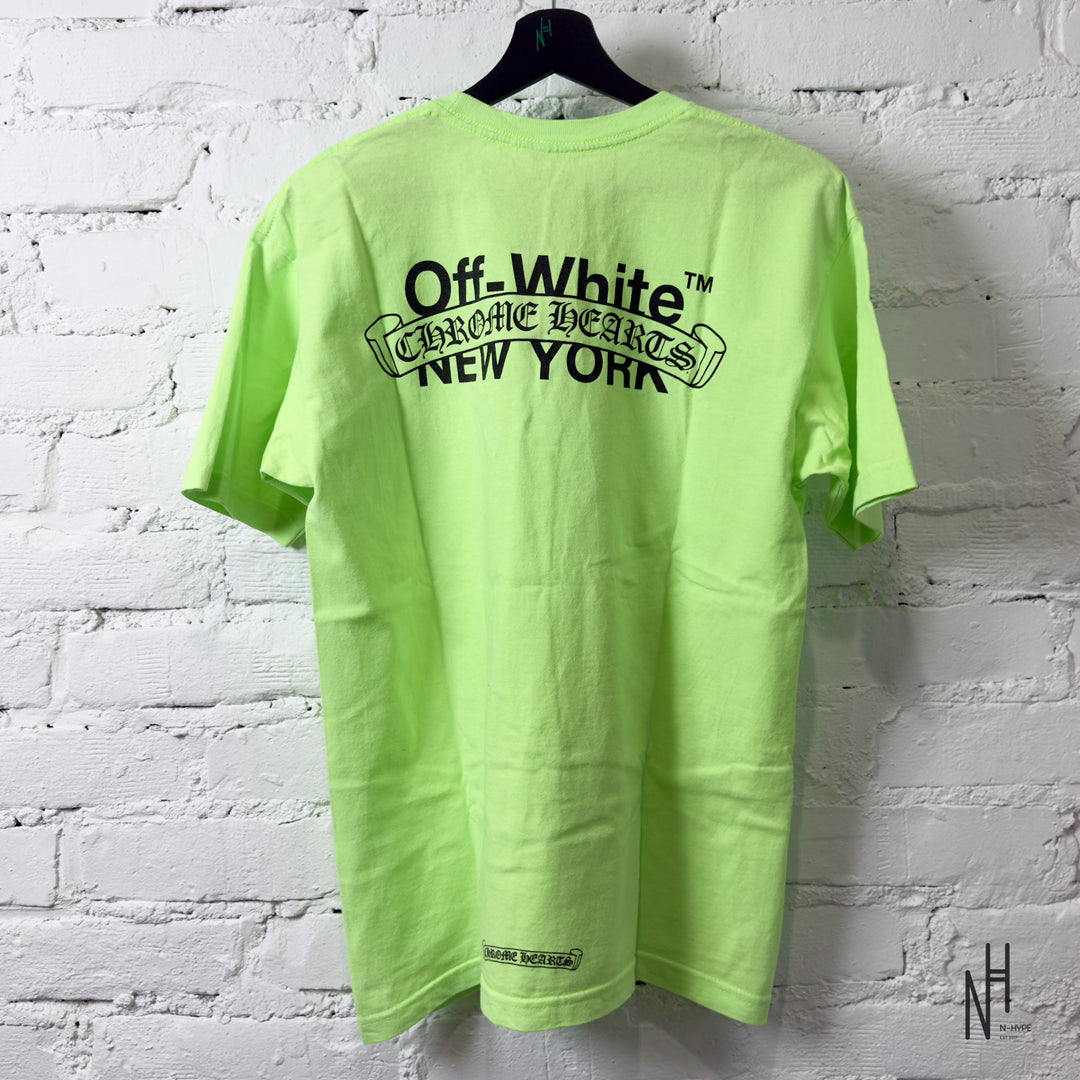 Chrome Hearts x Off-White Lime Tee