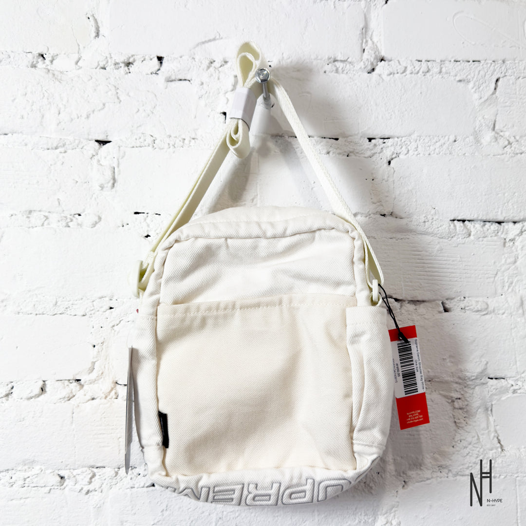 Supreme Denim Shoulder Bag White