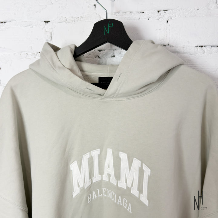 Balenciaga Wide Fit Miami Hoodie /Shell White