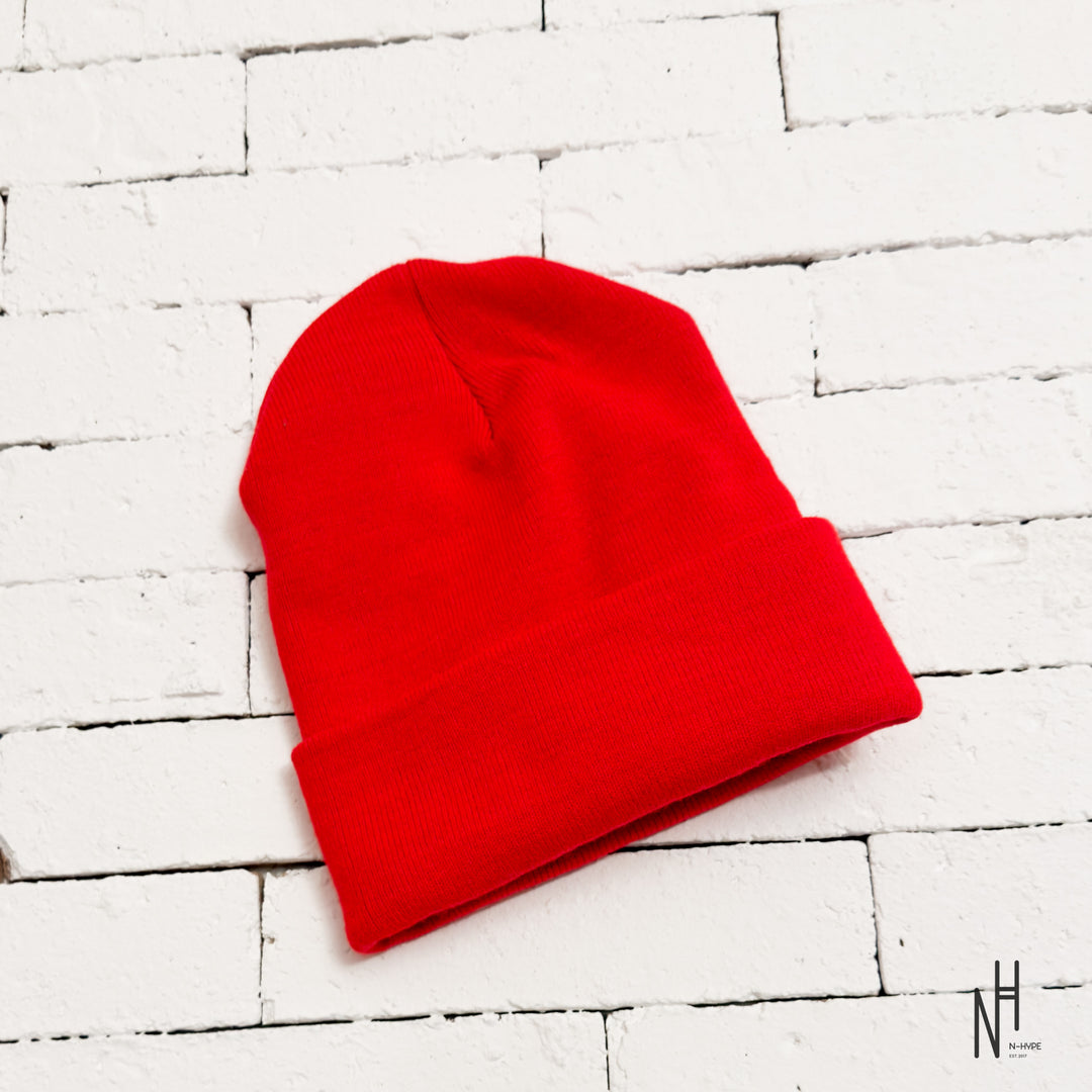 Chrome Hearts Logo Beanie Red