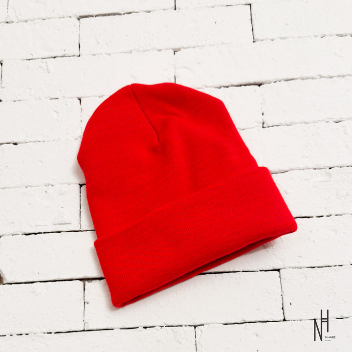 Chrome Hearts Logo Beanie Red