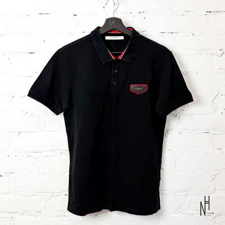 Givenchy Logo Polo Shirt Black
