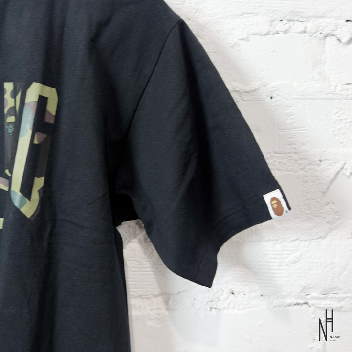 BAPE 1st Camo NYC Logo Tee Black Green