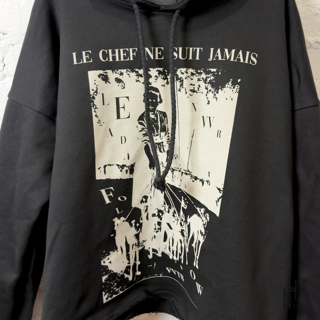 FVCKTHISBRAND MY DEAR AÏEULE HOODIE BLACK