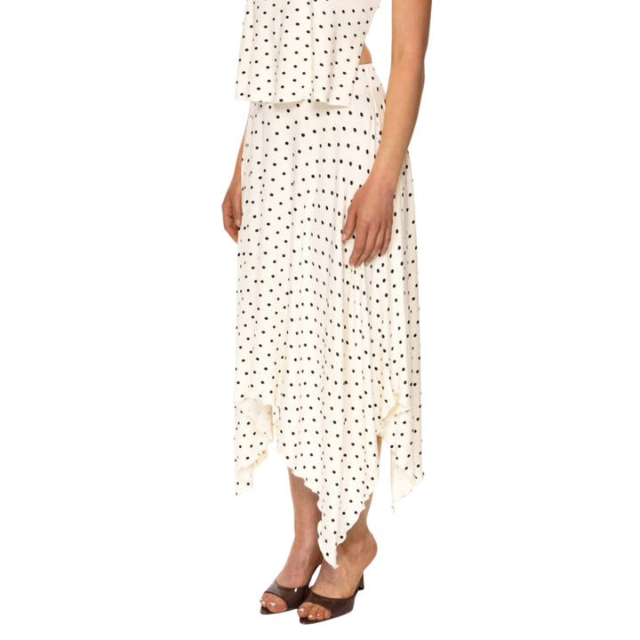 Cafe Societe Skirt Molly Polka Dot Cream