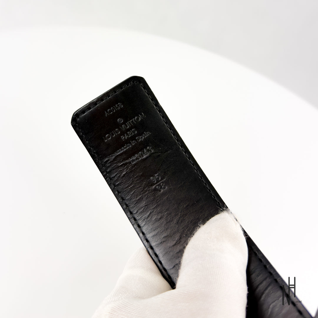 Louis Vuitton LV Initiales Reversible Belt Monogram Black