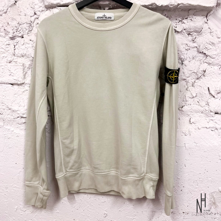 Stone Island Light Green Crewneck