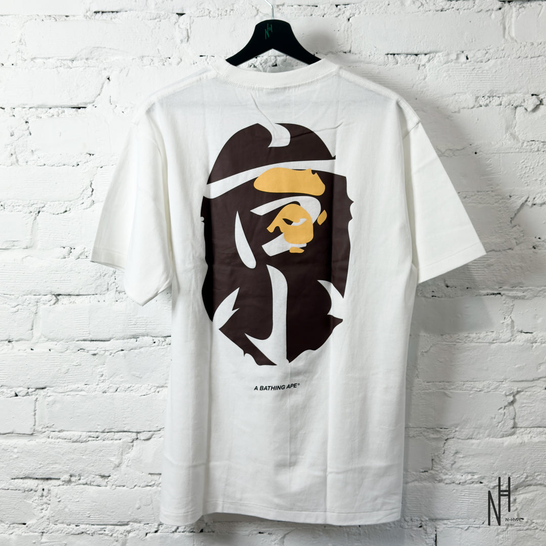 BAPE Ape Head Tee Tokyo Exclusive Collection White