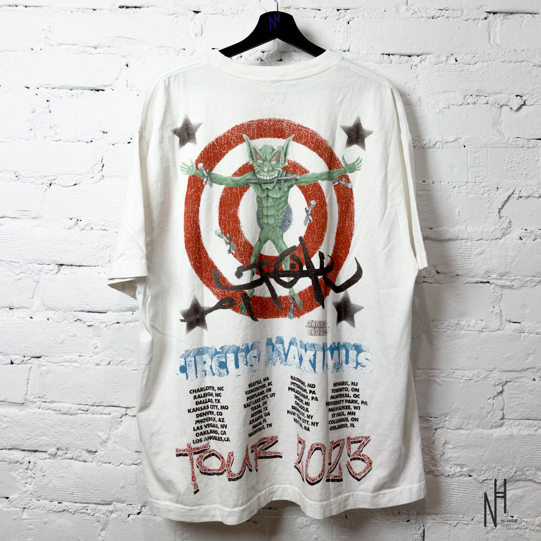 Travis Scott Utopia Circus Maximus 2023 Tour III Tee White