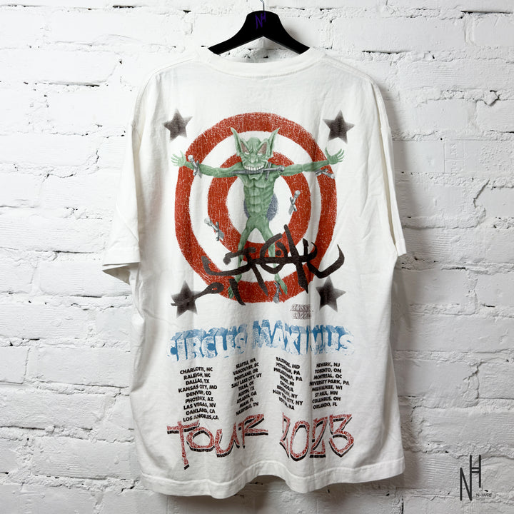 Travis Scott Utopia Circus Maximus 2023 Tour III Tee White