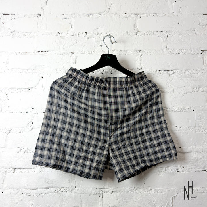 Supreme Hanes Plaid Boxers Grey