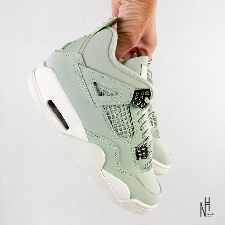 Jordan 4 Retro Seafoam Sail (Women's)