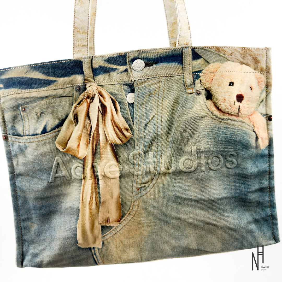 Acne Studios 1981 Trompe-l’œil Teddy Tote Bag