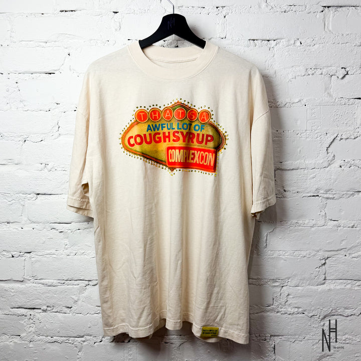 Las Vegas Cough Syrup ComplexCon Tee White