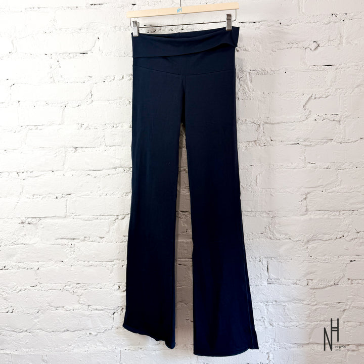 SKIMS Cotton Jersey Foldover Pant Navy