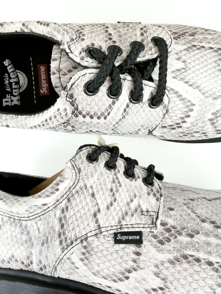 Dr. Martens Postal Supreme 4-Eye Shoe Supreme Snakeskin