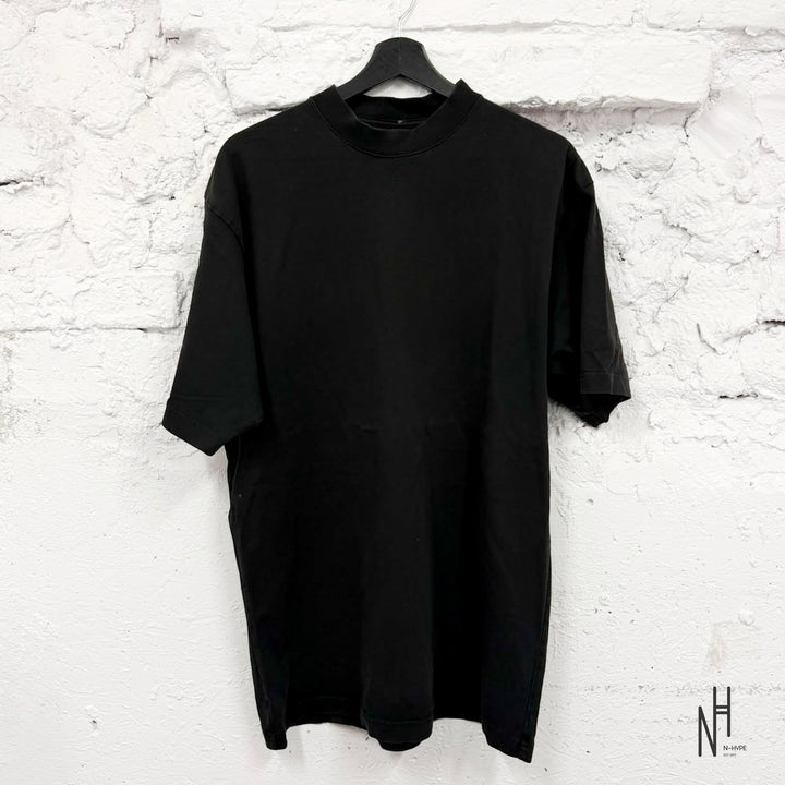 Balenciaga BB Rhinestone Logo T-Shirt Black