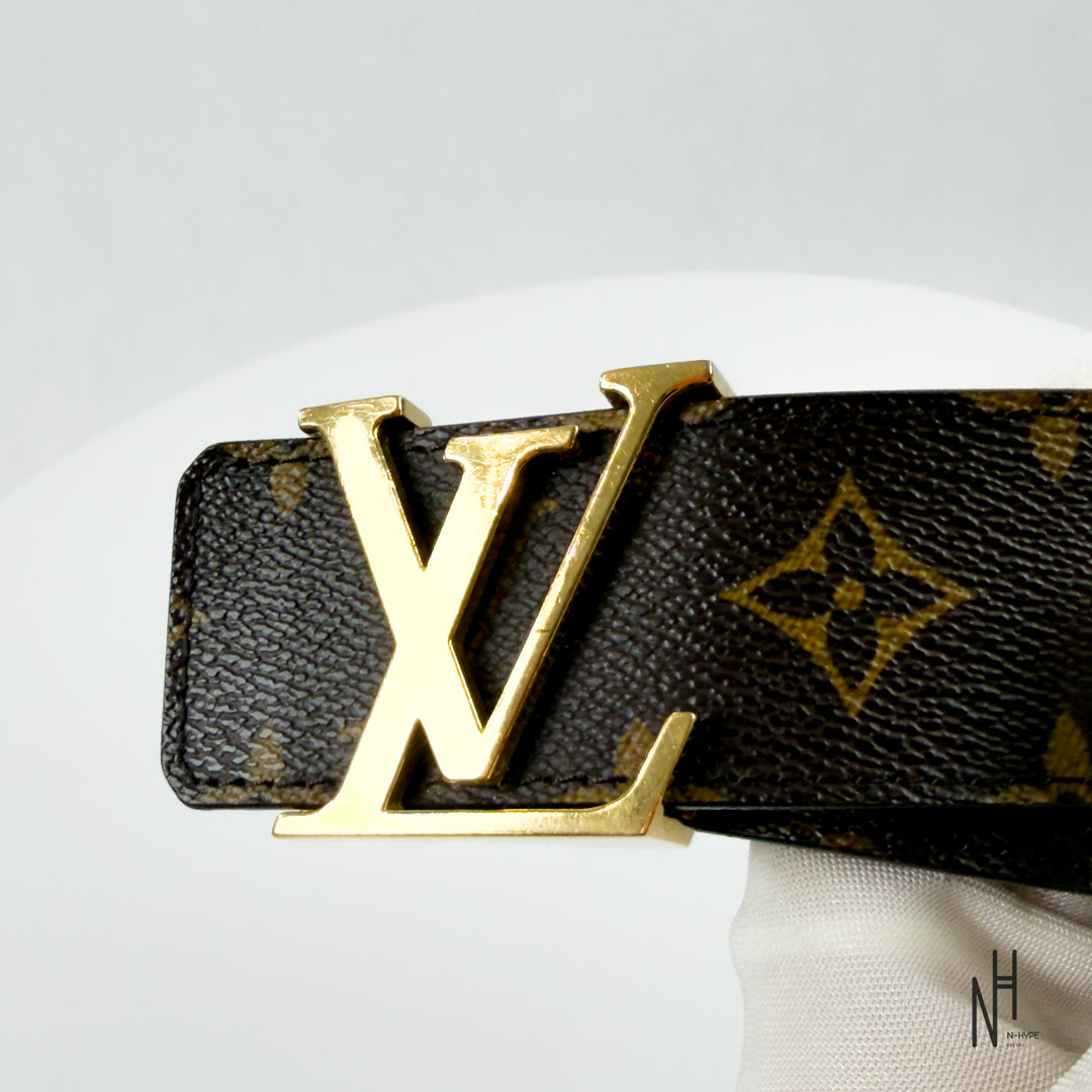 Louis Vuitton LV Initiales Reversible Belt Monogram/Brown