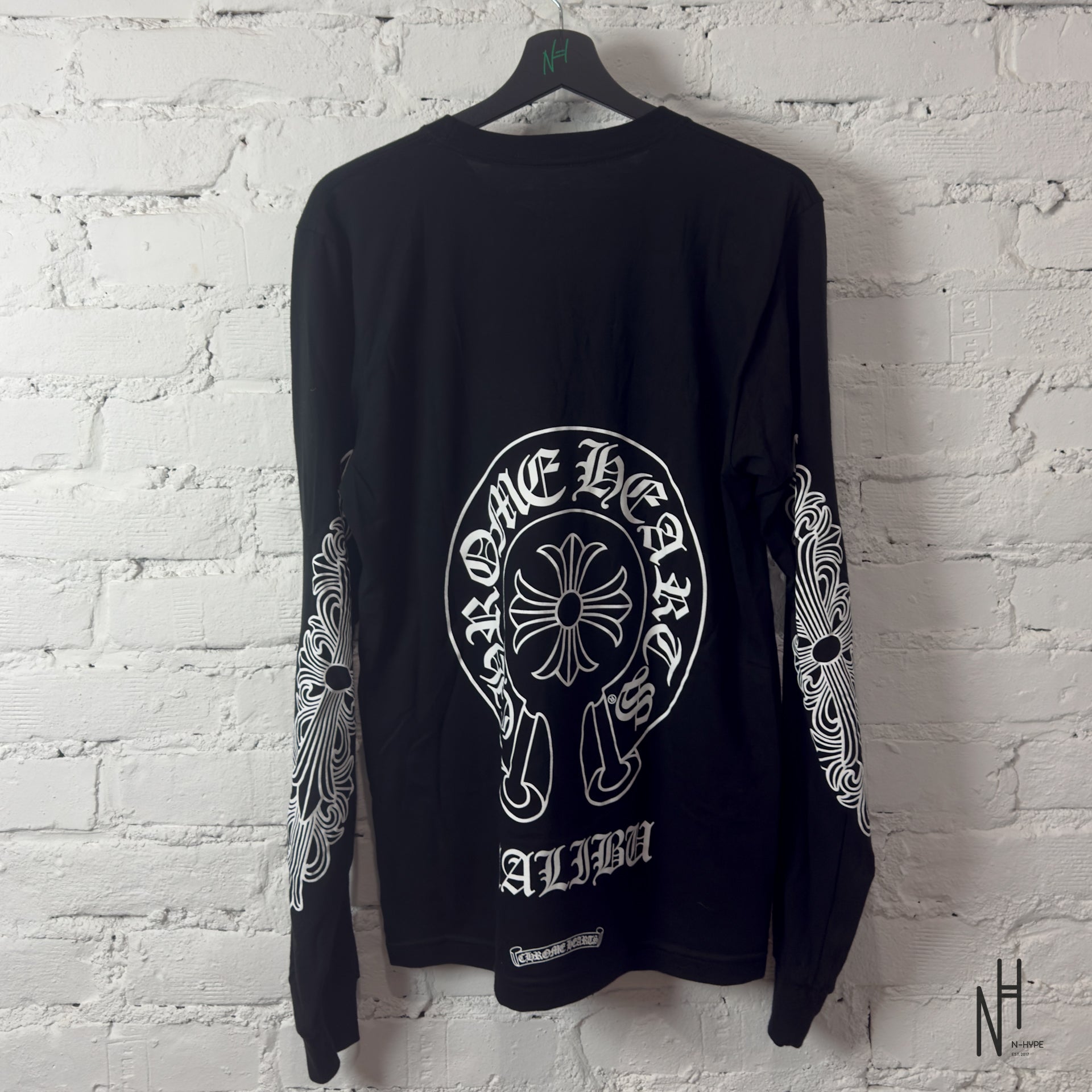 Chrome Hearts Longsleeve Black Horseshoe | N-Hype