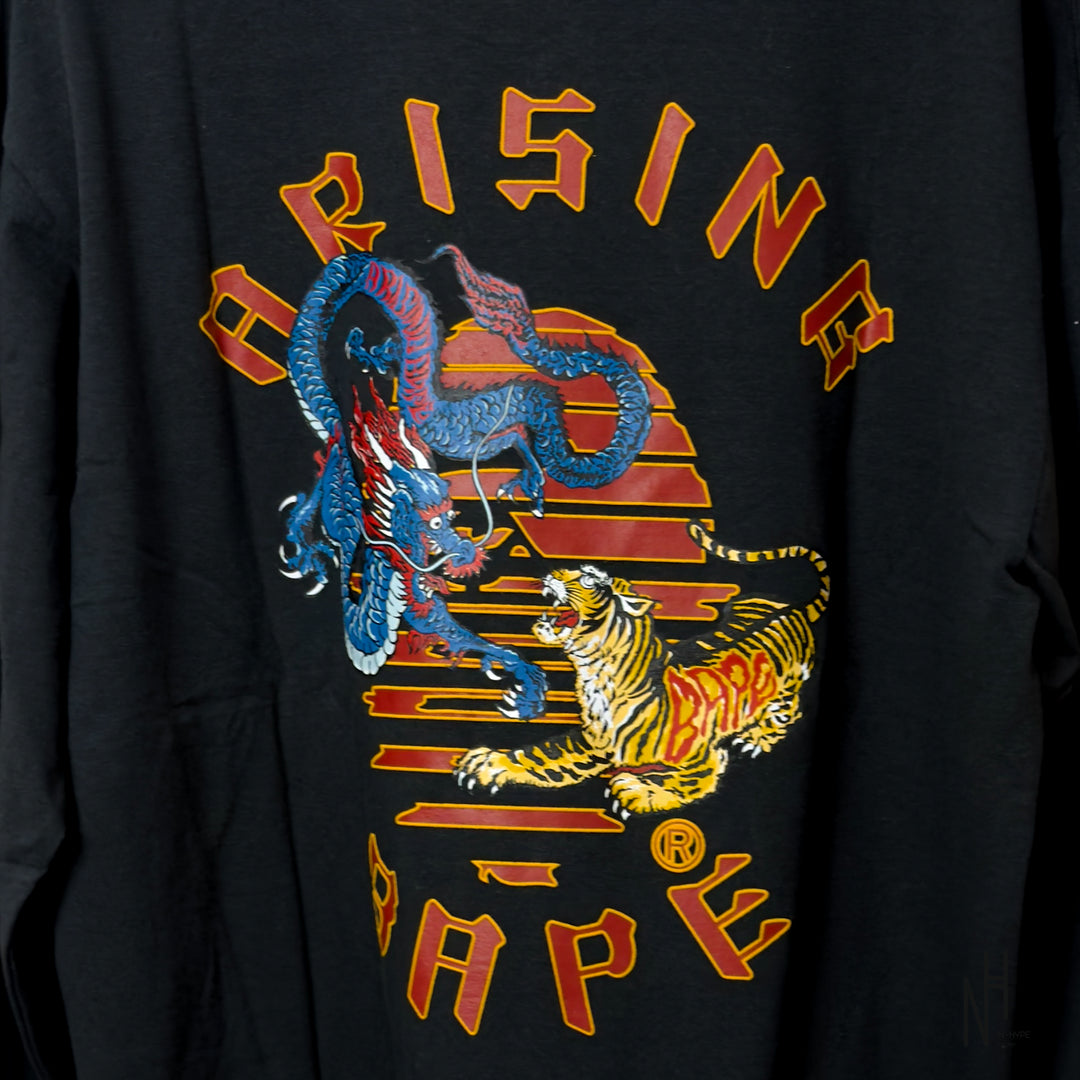 Bape A Rising Bape Long Sleeve Black