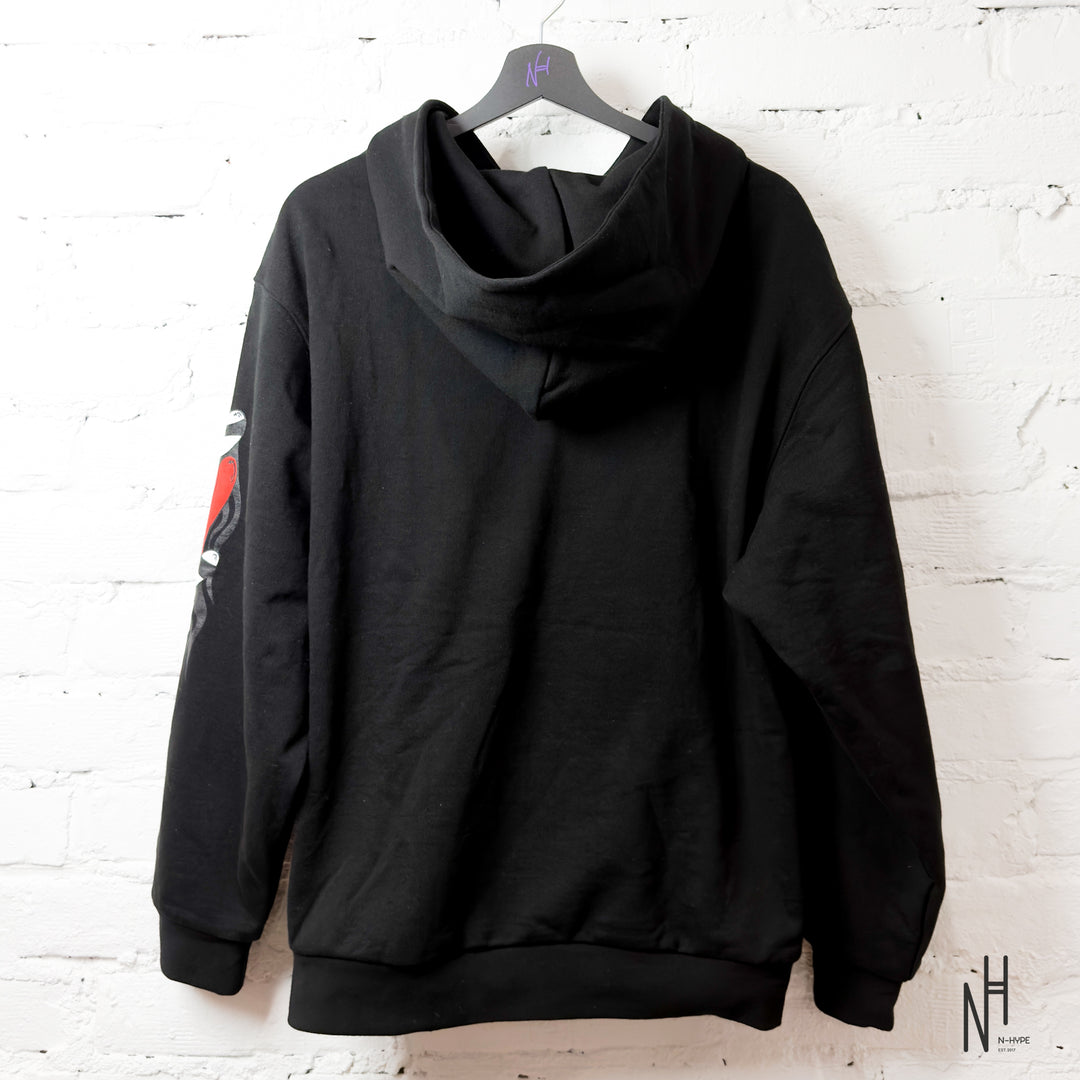 Chrome Hearts Heartsleeve Zip Hoodie Black