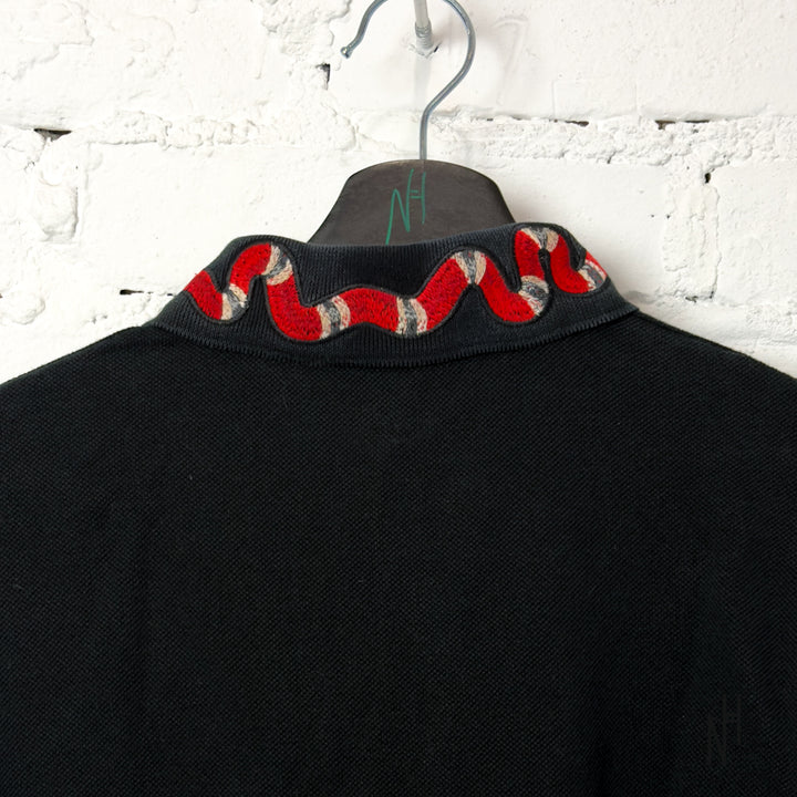 Gucci Kingsnake Polo Shirt Black
