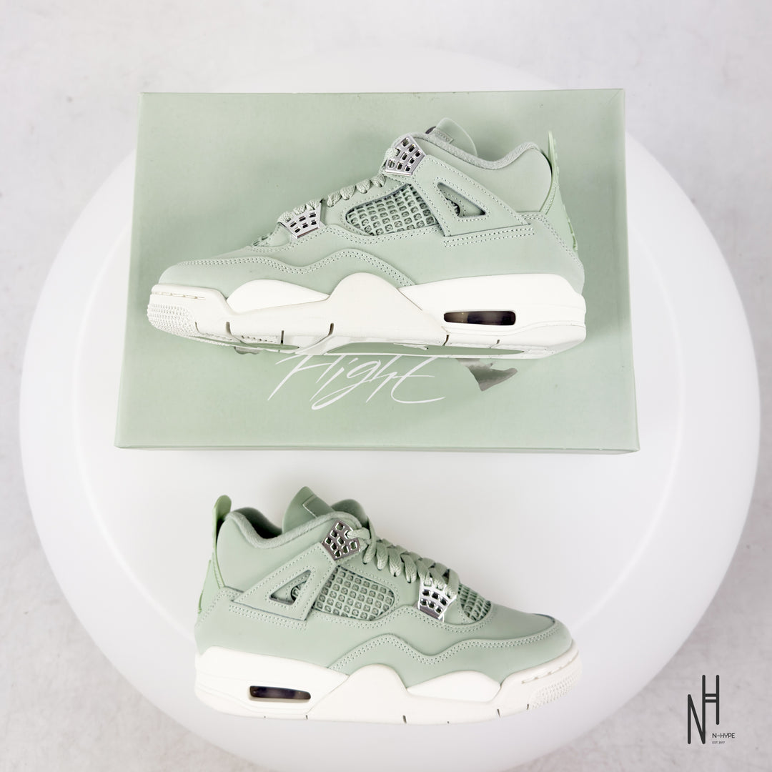 Jordan 4 Retro Seafoam Sail (Women's)