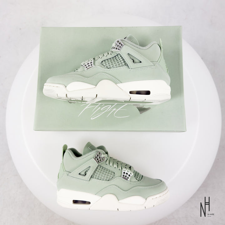 Jordan 4 Retro Seafoam Sail (Women's)