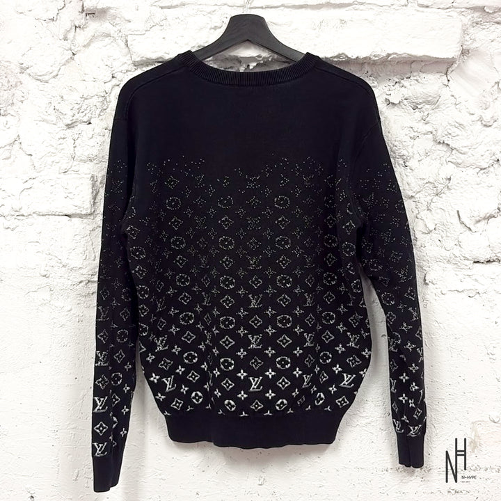 Louis Vuitton Classic Monogram Crewneck Black