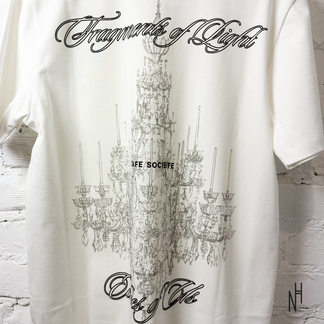 Cafe Societe T-shirt Chandalier (White)