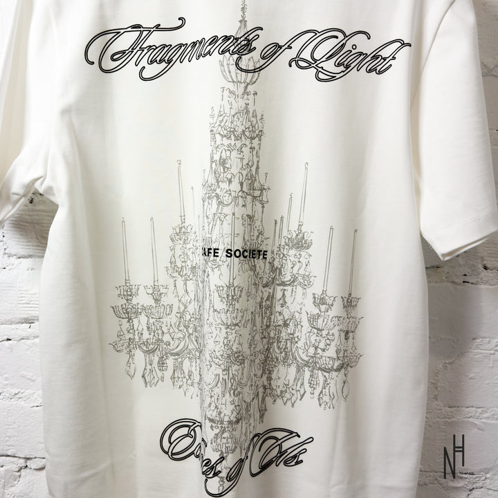 Cafe Societe T-shirt Chandalier (White)