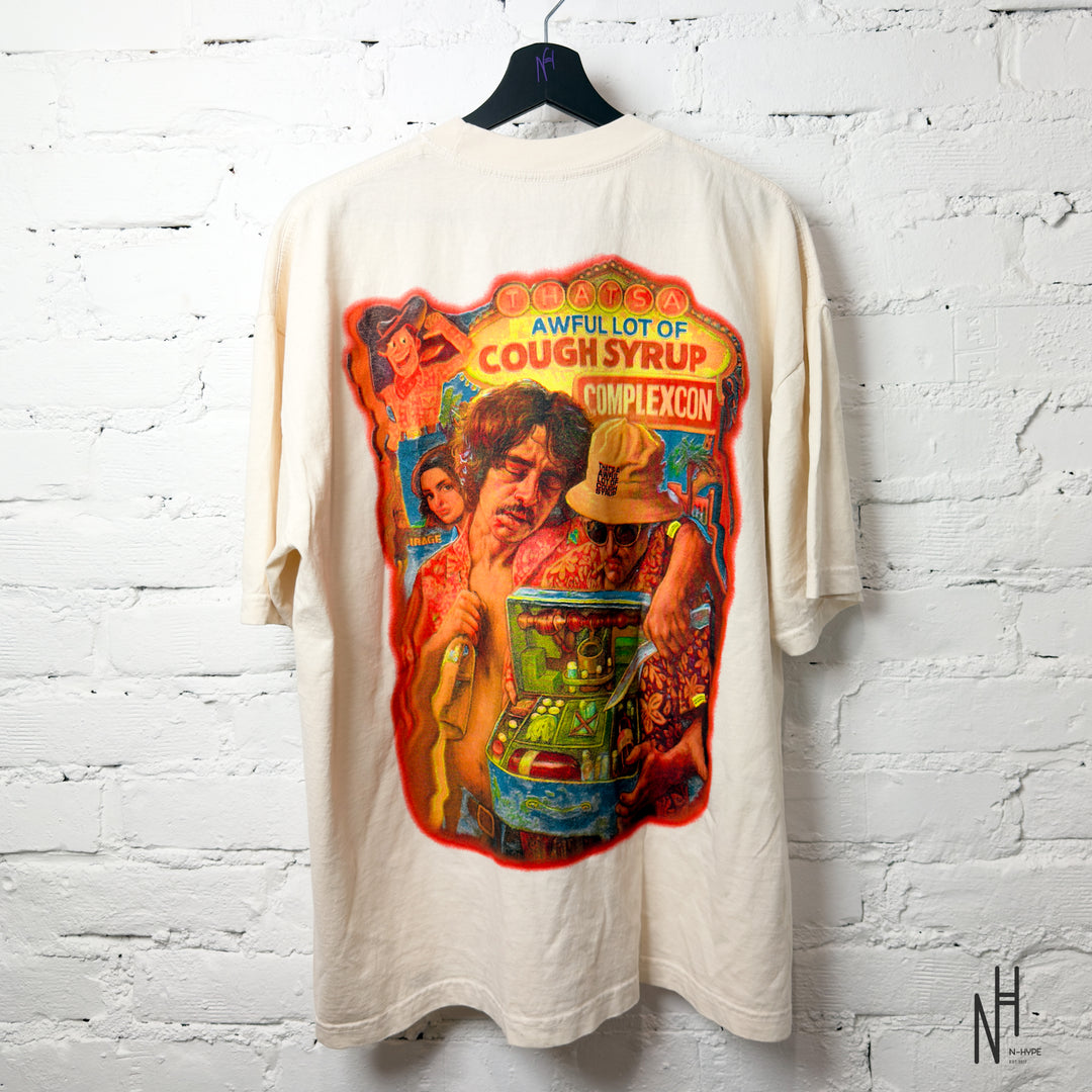 Las Vegas Cough Syrup ComplexCon Tee White