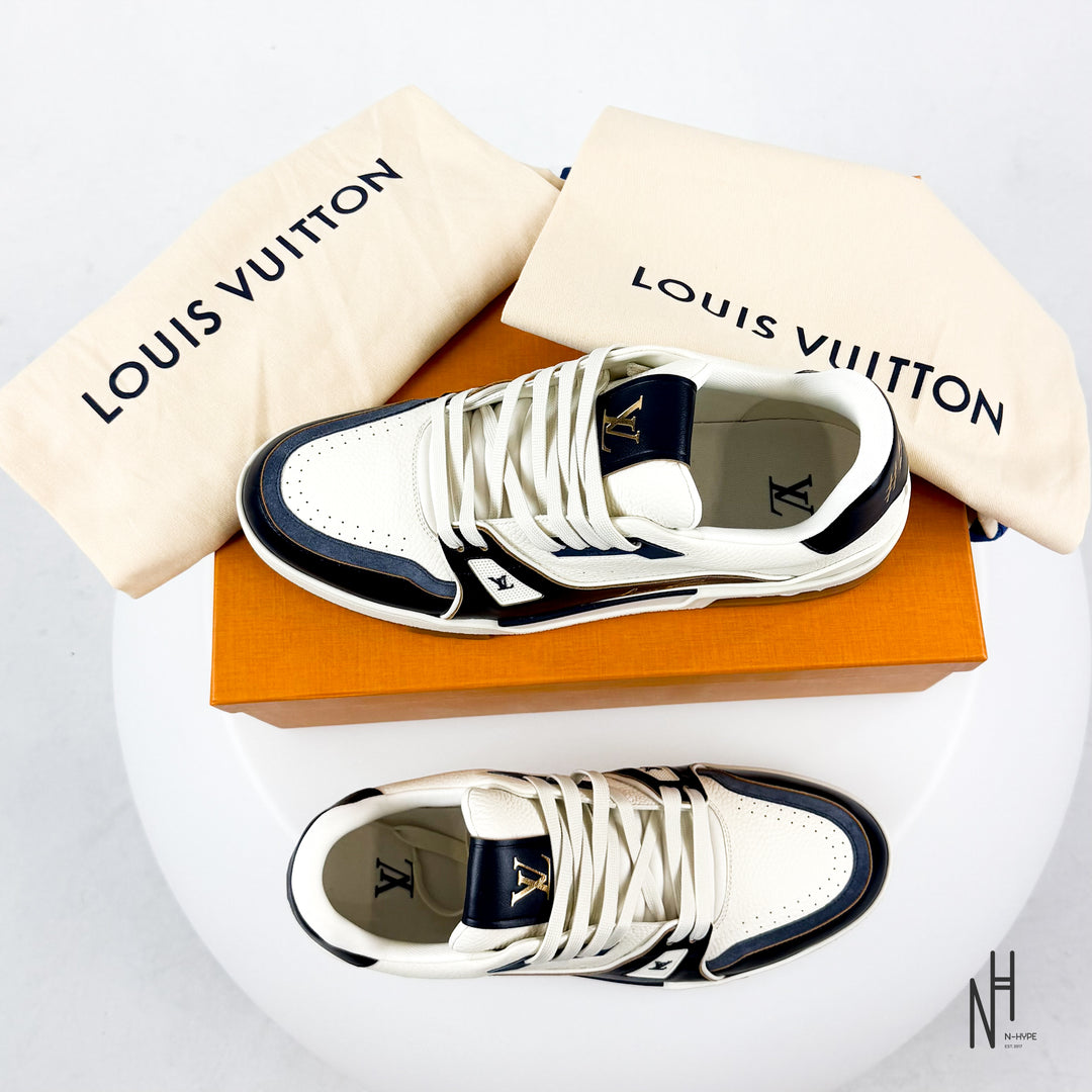 Louise Vuitton #54 Trainer White Navy