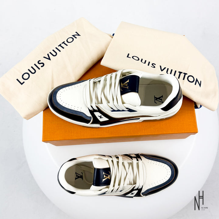 Louise Vuitton #54 Trainer White Navy