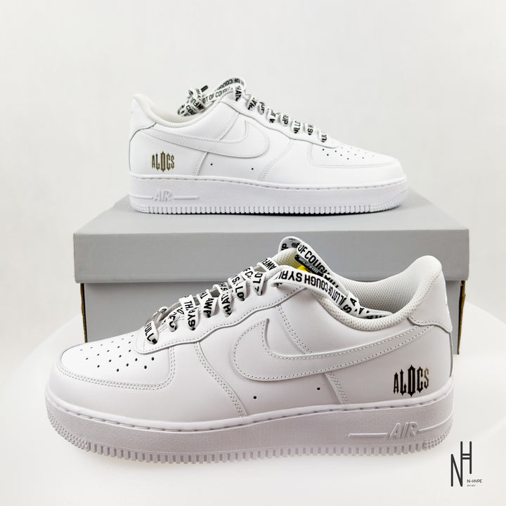 Nike Air Force 1 Low White '07 x Cough Syrup ALOCS ComplexCon Exclusive