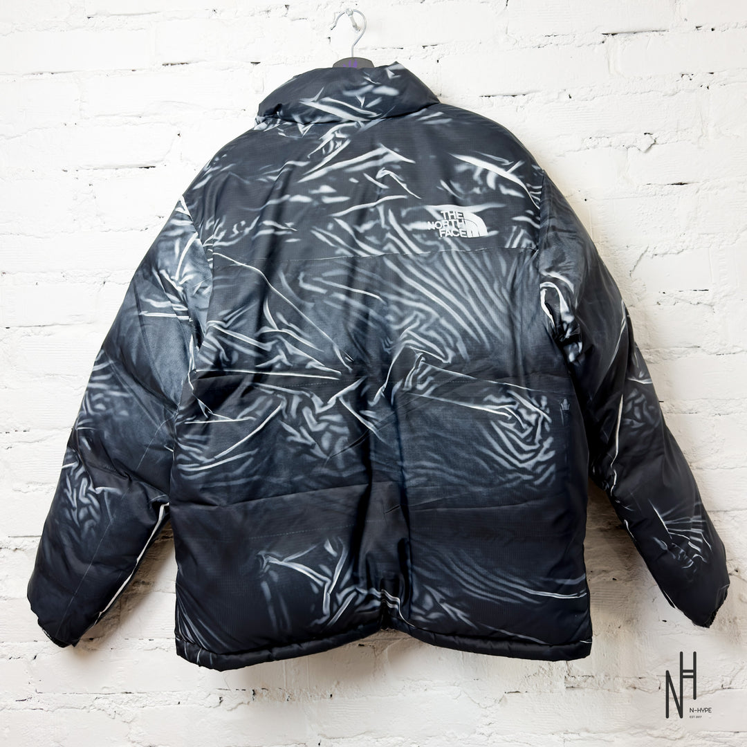 Supreme The North Face Printed Nuptse Trompe L'oeil Jacket Black