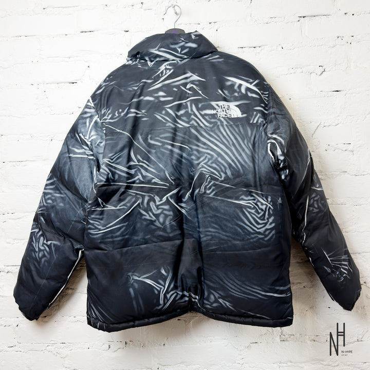 Supreme The North Face Printed Nuptse Trompe L'oeil Jacket Black