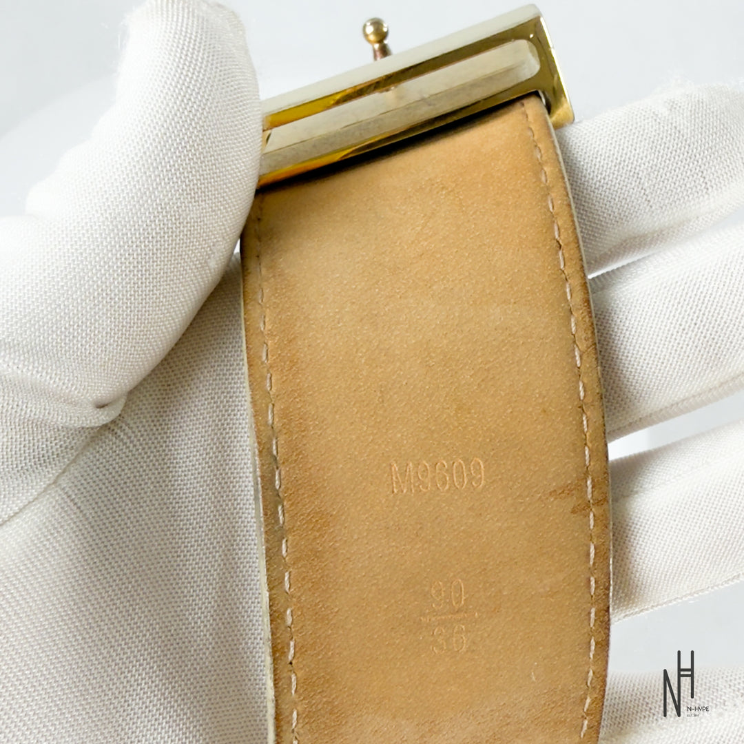 Louis Vuitton LV Damier Azur Belt