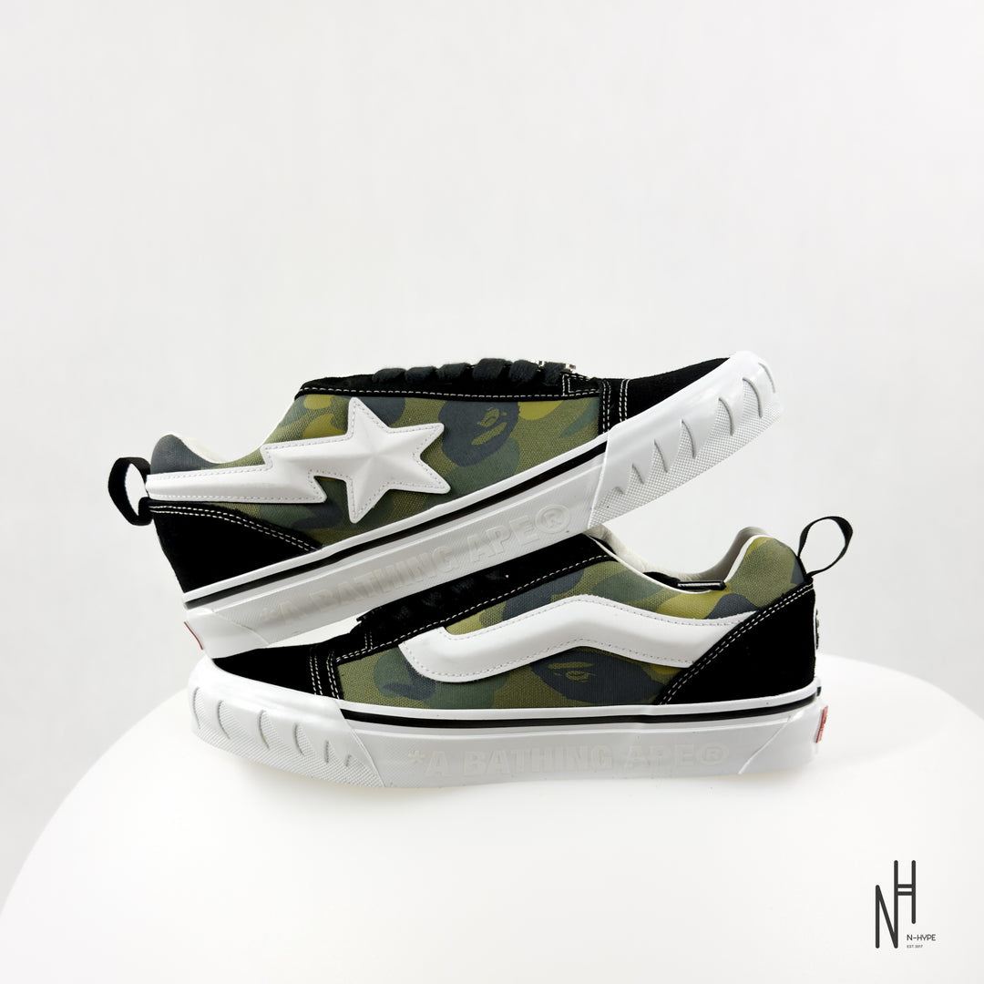 Vans Knu Skool Bape Camo Green