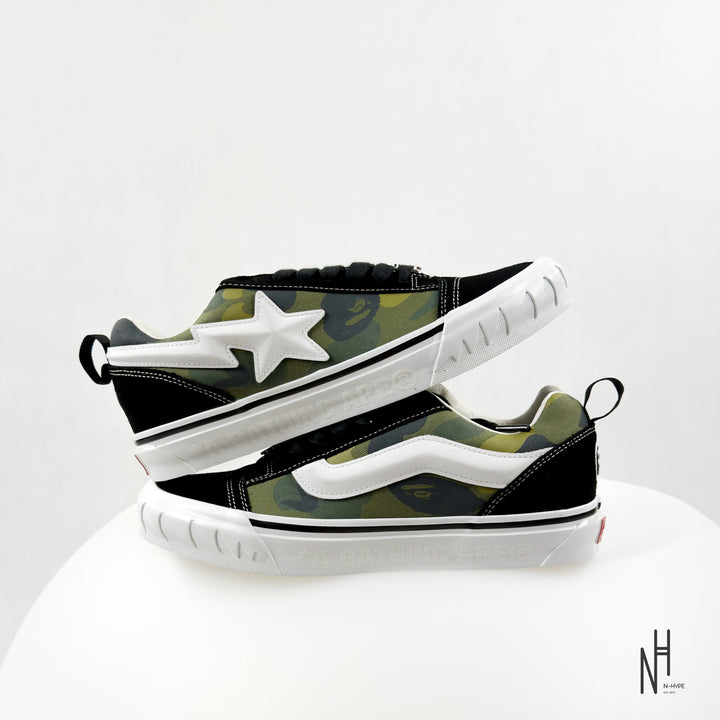 Vans Knu Skool Bape Camo Green