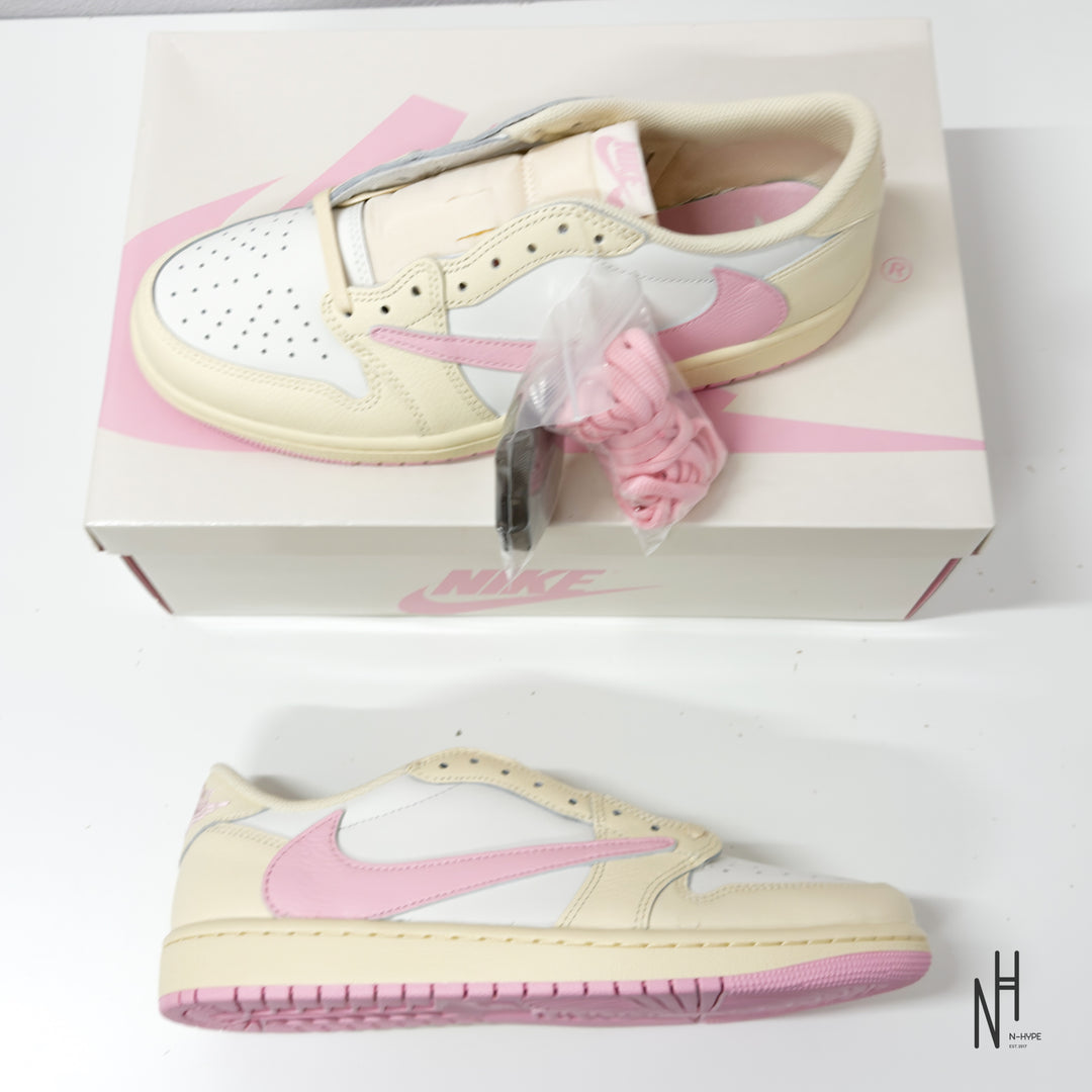 Jordan 1 Retro Low OG SP Travis Scott Shy Pink