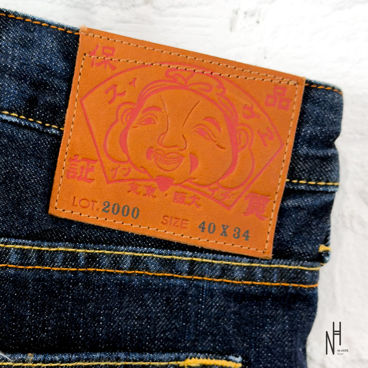 Evisu Daickock Print Baggy Orange
