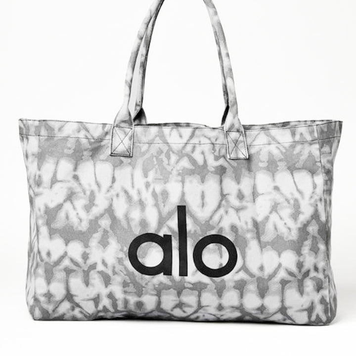 Alo Yoga Shopper Tote Grey Tiedye