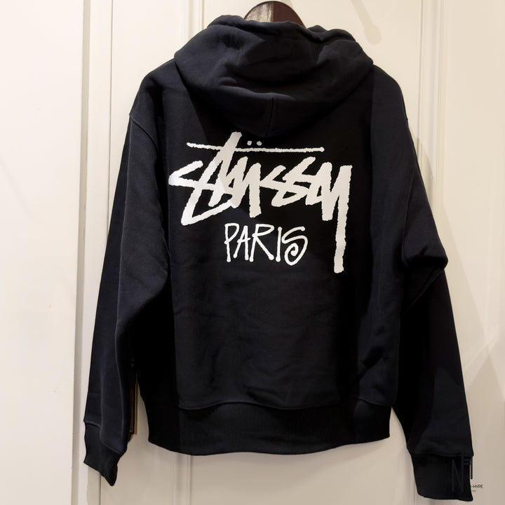 Stussy Paris Hoodie Black