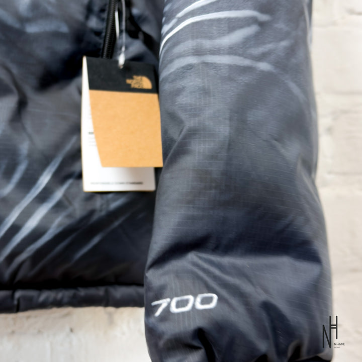 Supreme The North Face Printed Nuptse Trompe L'oeil Jacket Black