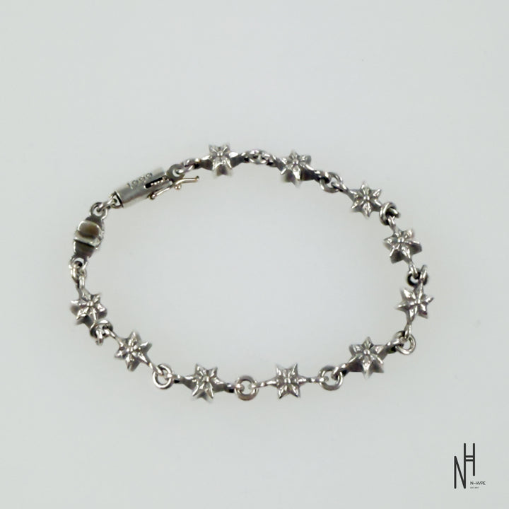 Chrome Hearts Tiny Star 11 Link Bracelet